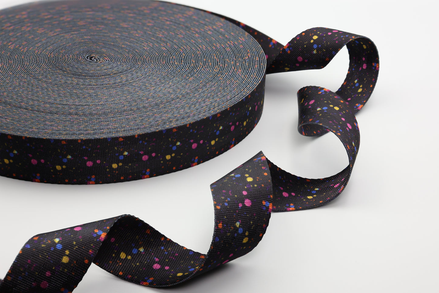 1.5" Webbing - Electric Splatter