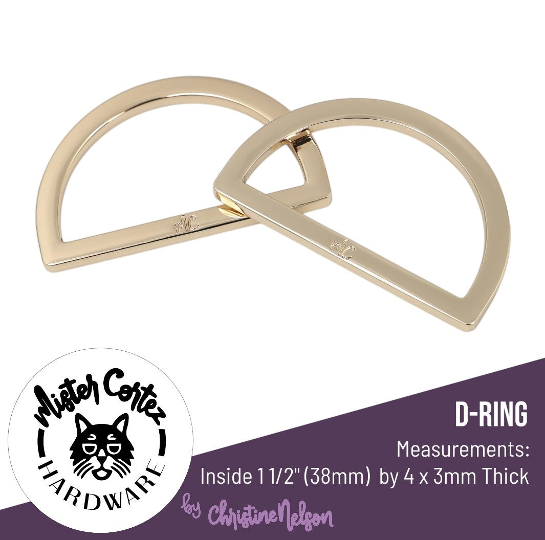 D-Rings 1 1/2" (38mm) - 2 Pack