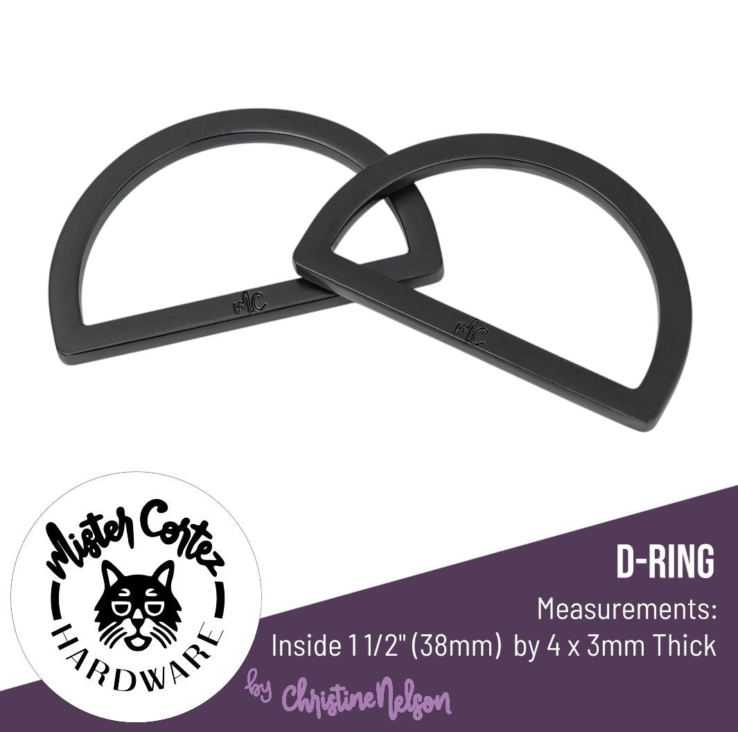 D-Rings 1 1/2" (38mm) - 2 Pack