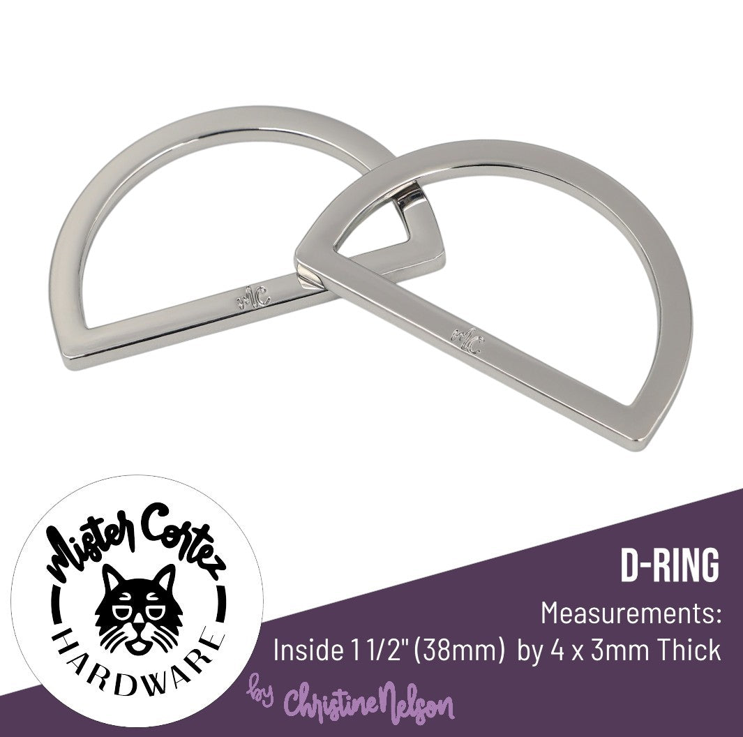 D-Rings 1 1/2" (38mm) - 2 Pack