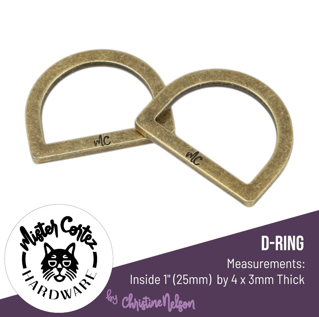 D-Rings 1" (25mm) - 2 Pack