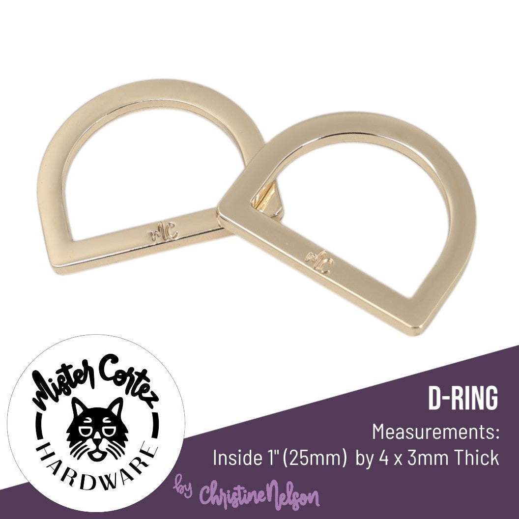 D-Rings 1" (25mm) - 2 Pack