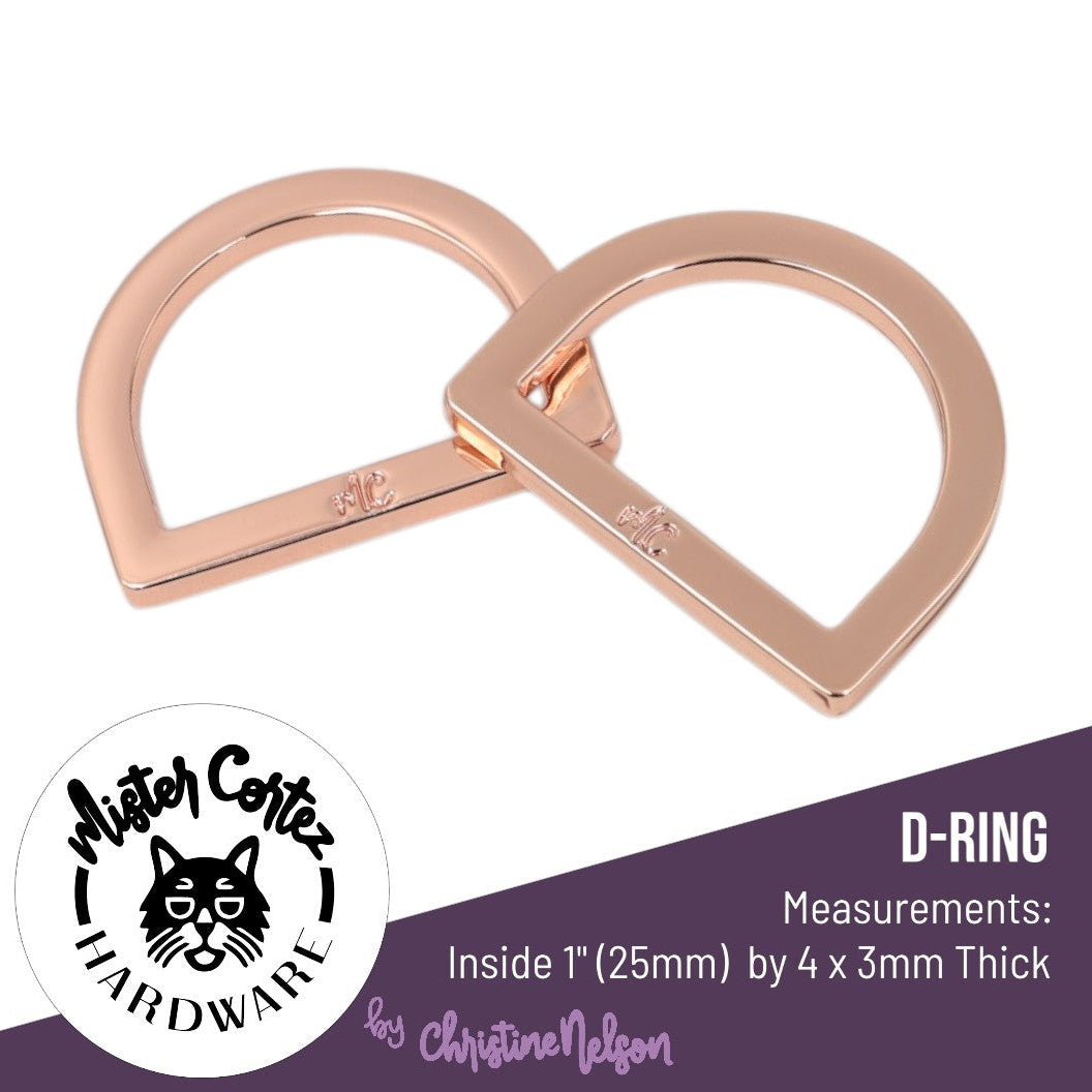 D-Rings 1" (25mm) - 2 Pack