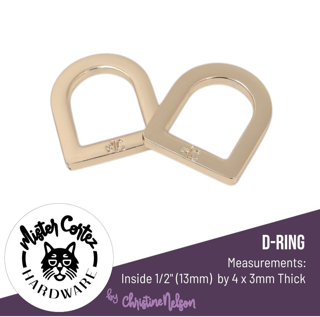 D-Rings 1/2" (13mm) - 2 Pack