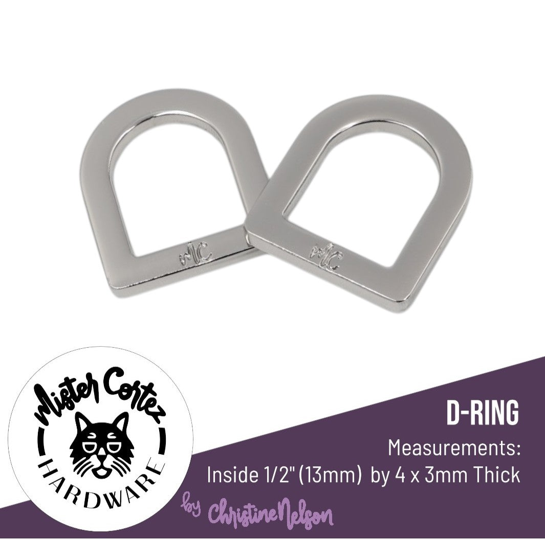 D-Rings 1/2" (13mm) - 2 Pack