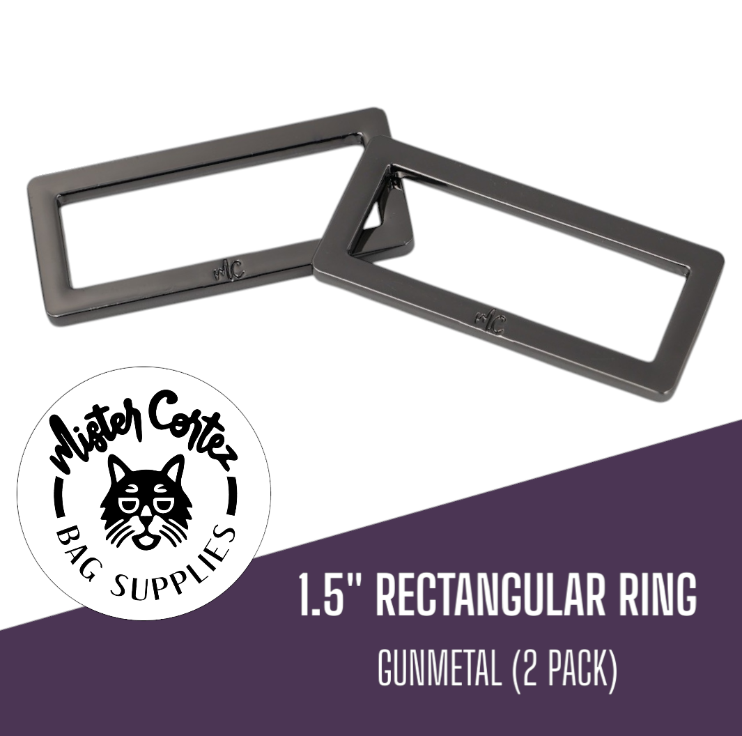 Rectangular Rings 1 1/2" (38mm) - 2 Pack