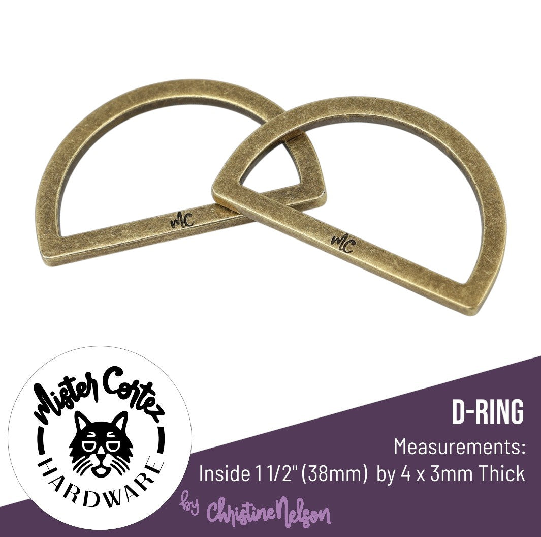 D-Rings 1 1/2" (38mm) - 2 Pack