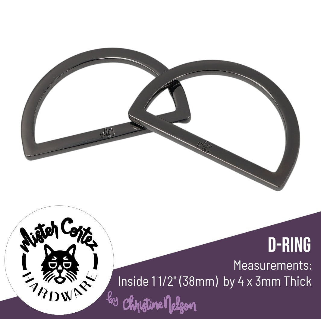 D-Rings 1 1/2" (38mm) - 2 Pack
