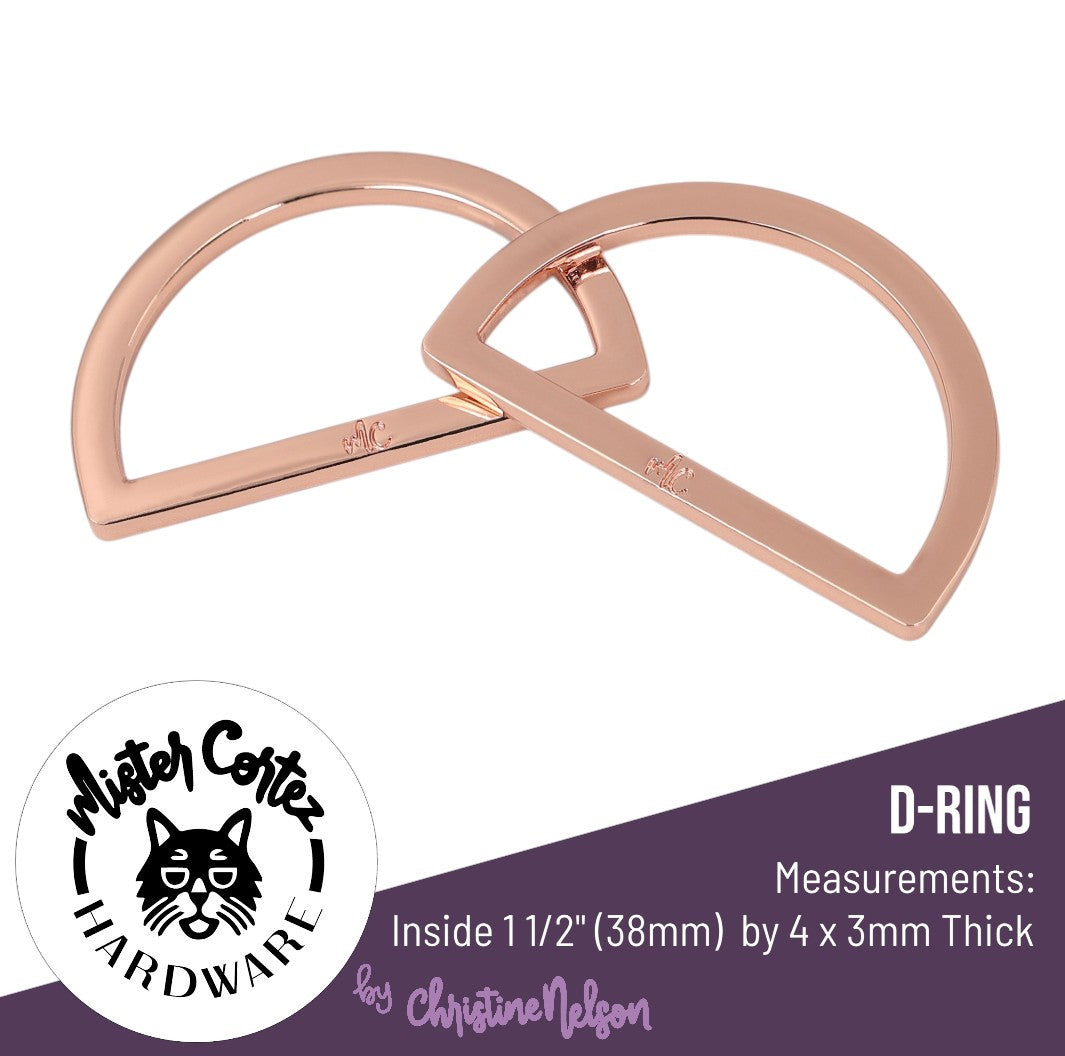 D-Rings 1 1/2" (38mm) - 2 Pack