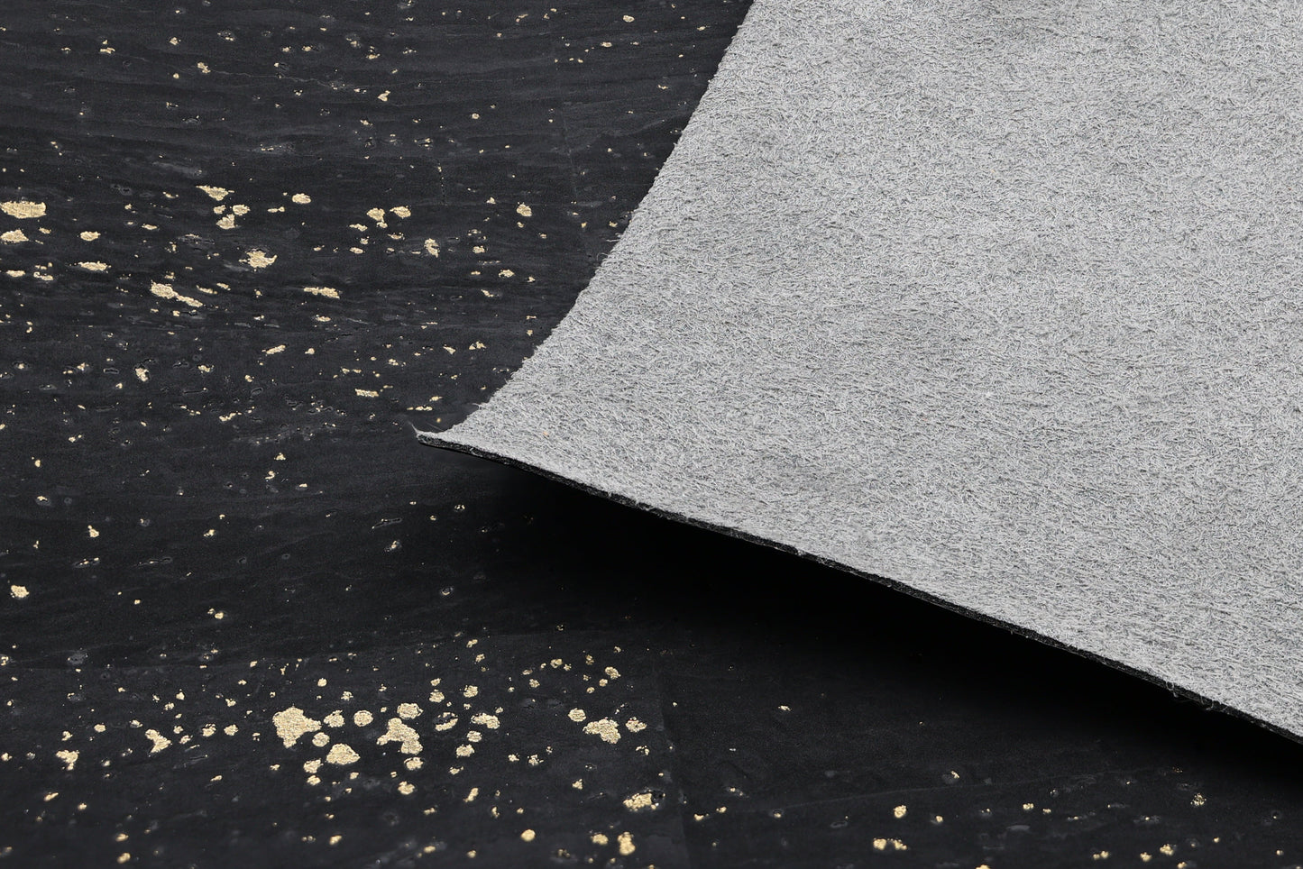 Cork - Black with Gold Speckle
