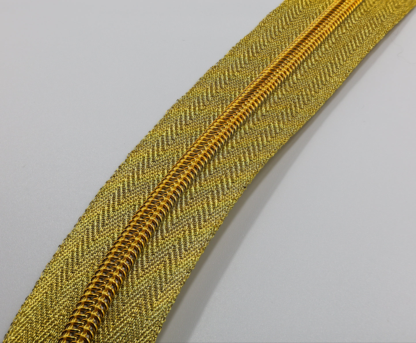 Zipper Tape - Gold/Gold