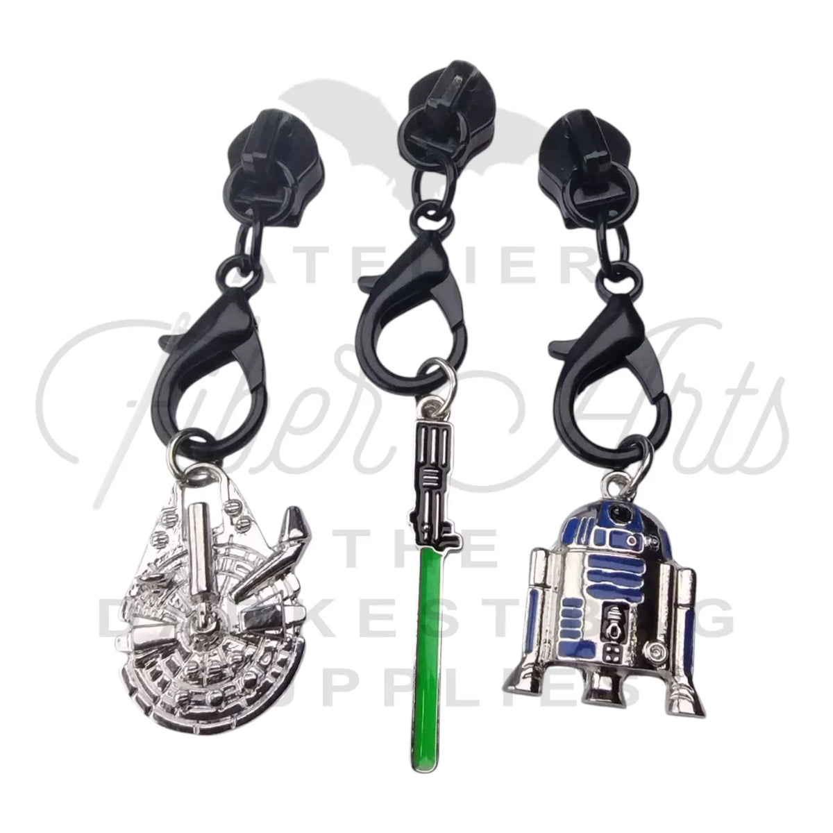 7mm Lobster Clasp #5 Zipper Pulls (Set of 2) | Atelier Fiber Arts