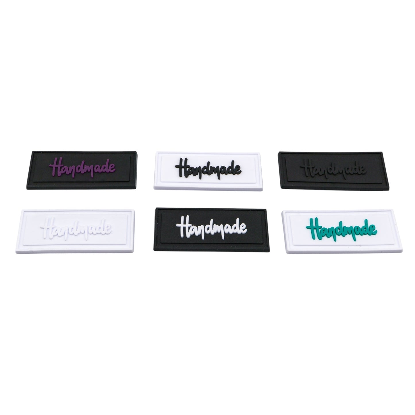 Sew-on PVC ‘Handmade’ Labels (2 Pack)