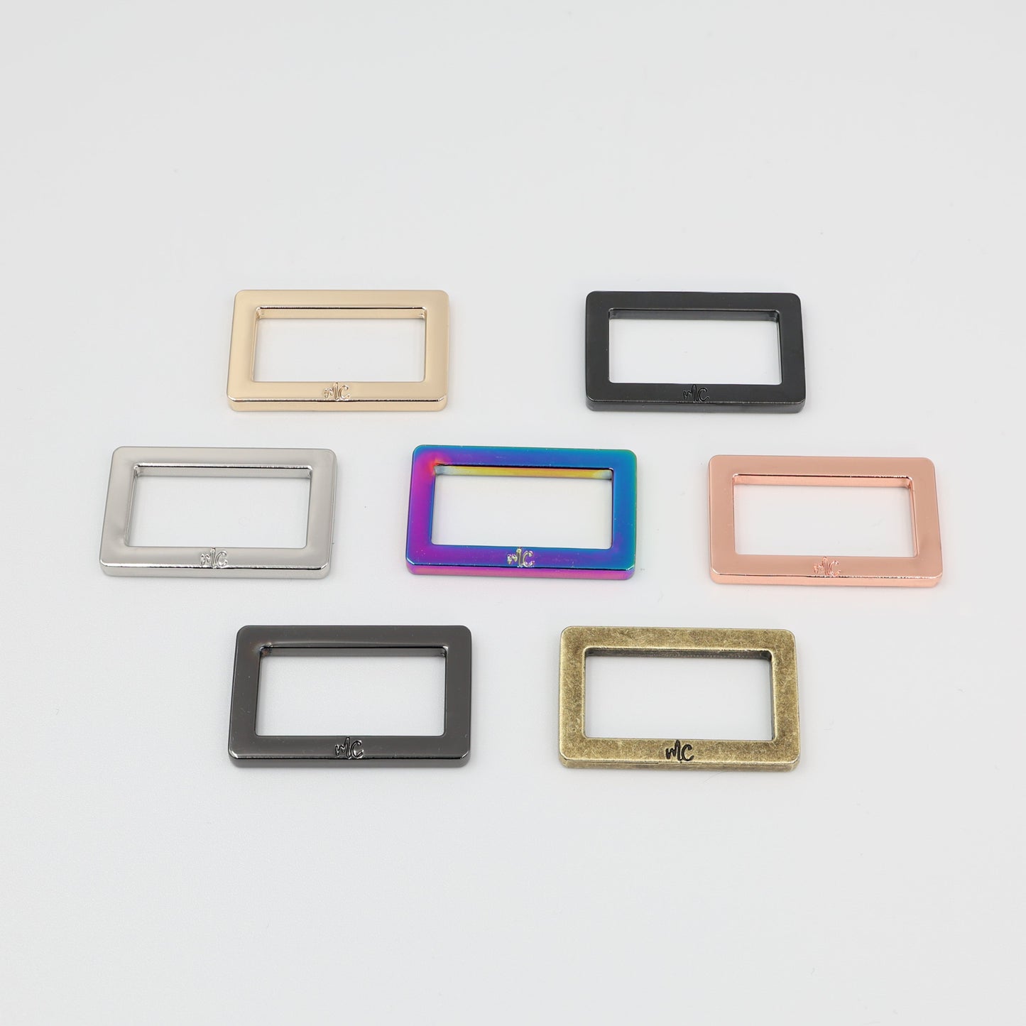Rectangular Rings 1" (25mm) - 2 Pack