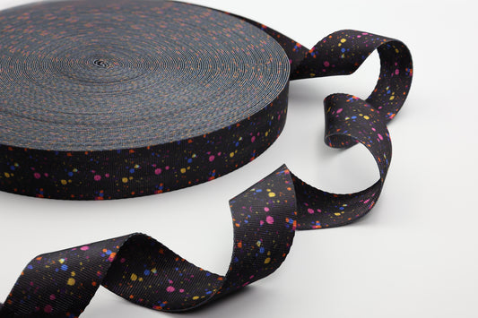 1.5" Webbing - Electric Splatter