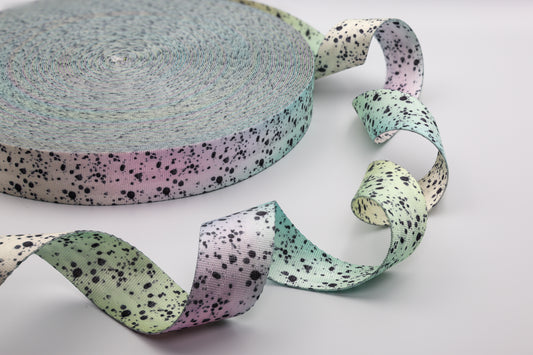 1.5" Webbing - Dreamy Splatter