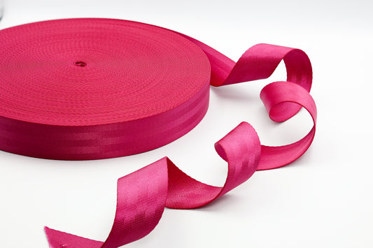 1.5" Webbing - Rose Red
