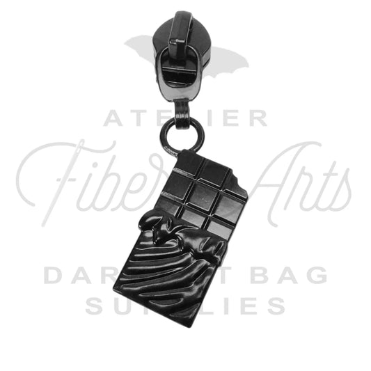Let’s Choco-Bout It #5 Zipper Pulls (Set of 2) | Atelier Fiber Arts