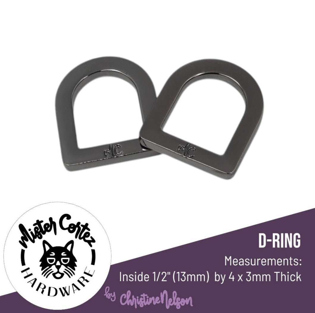 D-Rings 1/2" (13mm) - 2 Pack