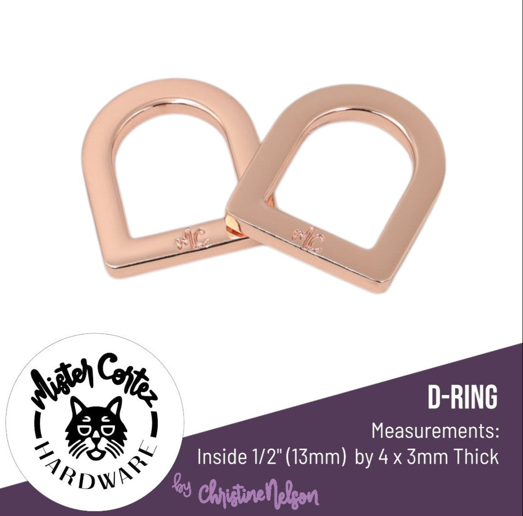 D-Rings 1/2" (13mm) - 2 Pack
