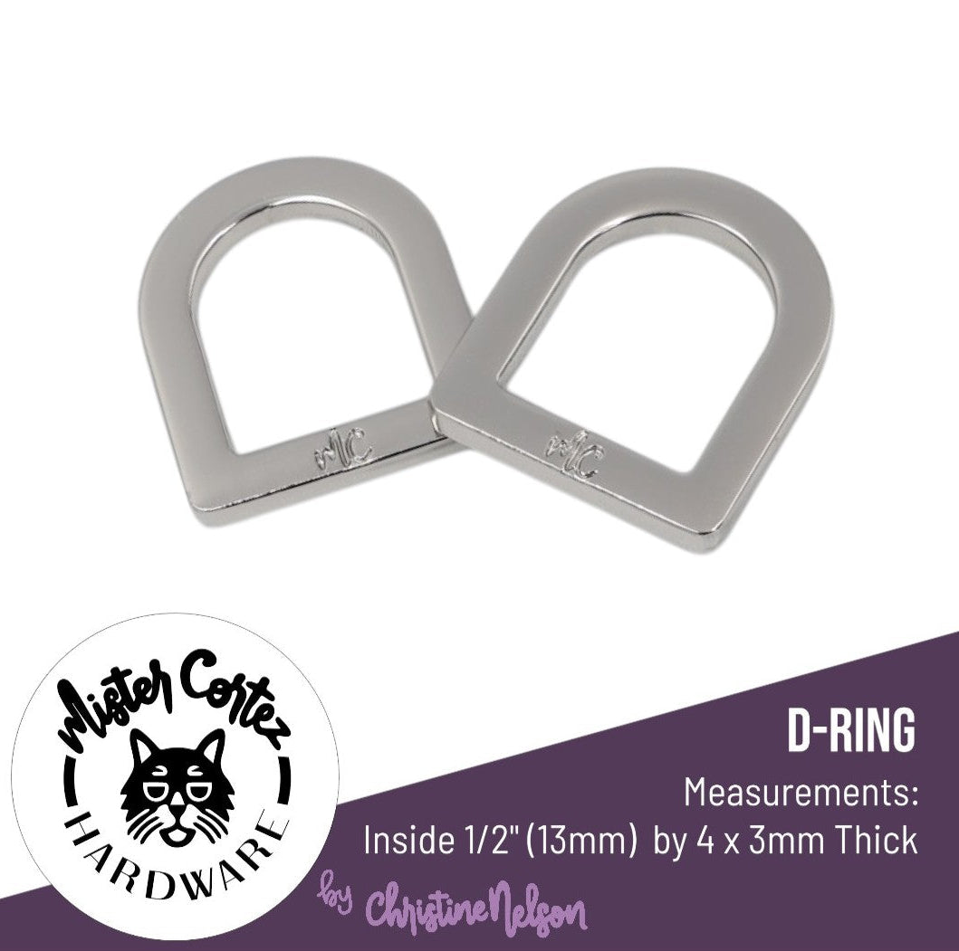 D-Rings 1/2" (13mm) - 2 Pack