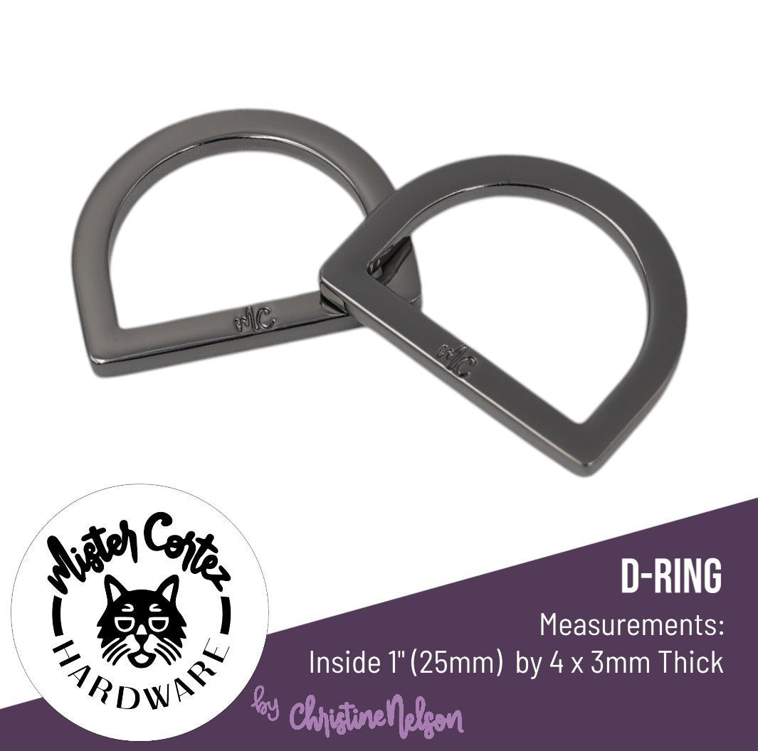 D-Rings 1" (25mm) - 2 Pack