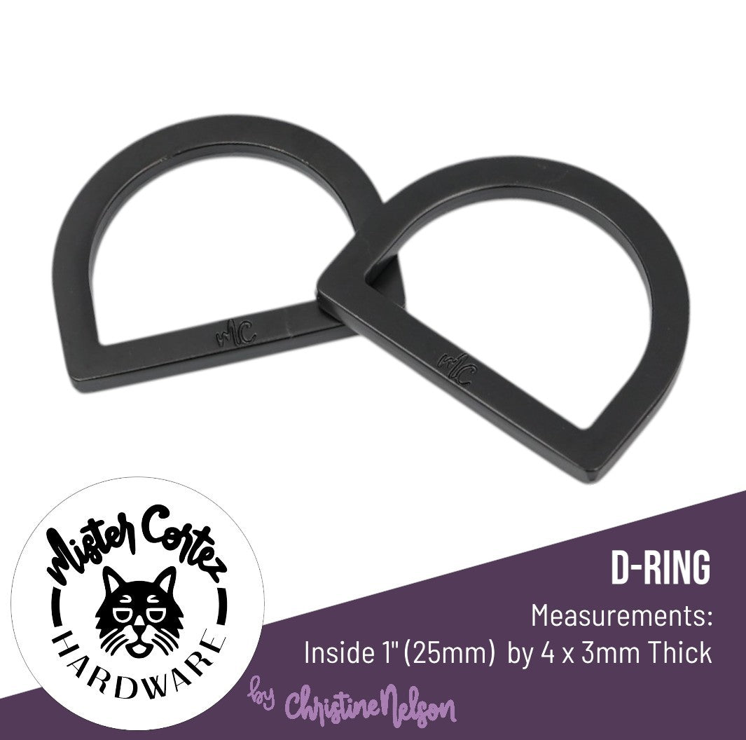 D-Rings 1" (25mm) - 2 Pack