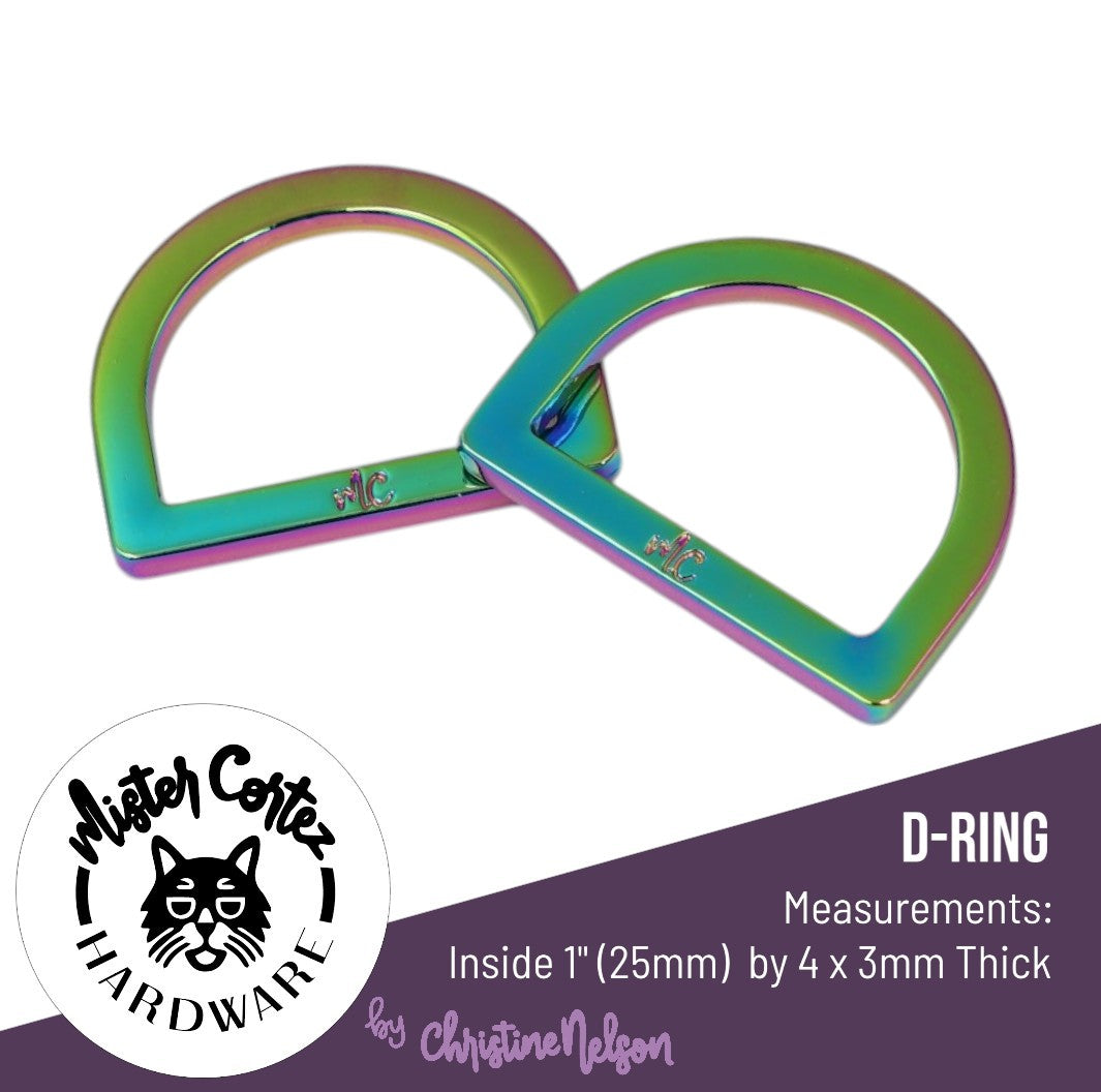 D-Rings 1" (25mm) - 2 Pack