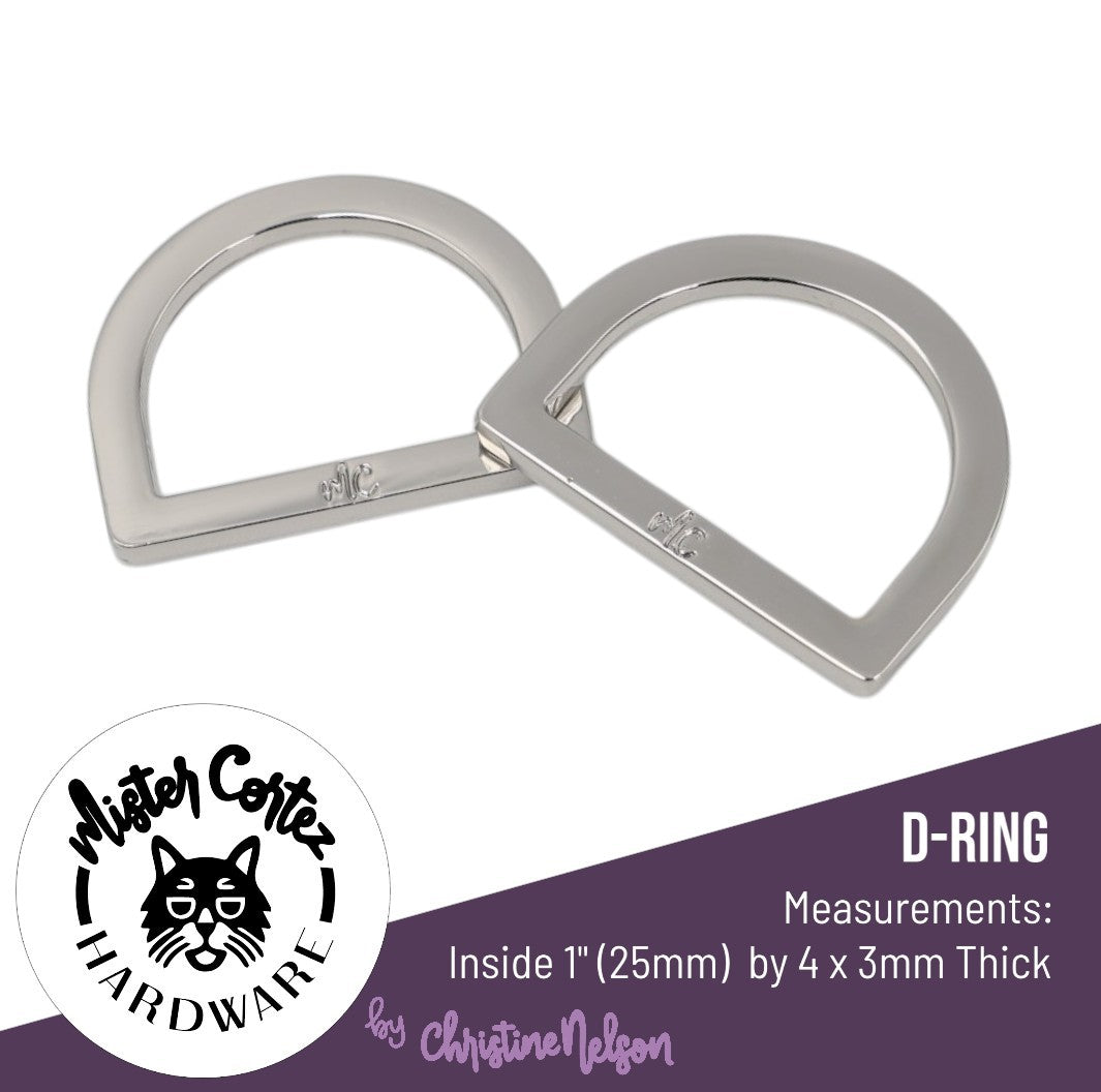 D-Rings 1" (25mm) - 2 Pack