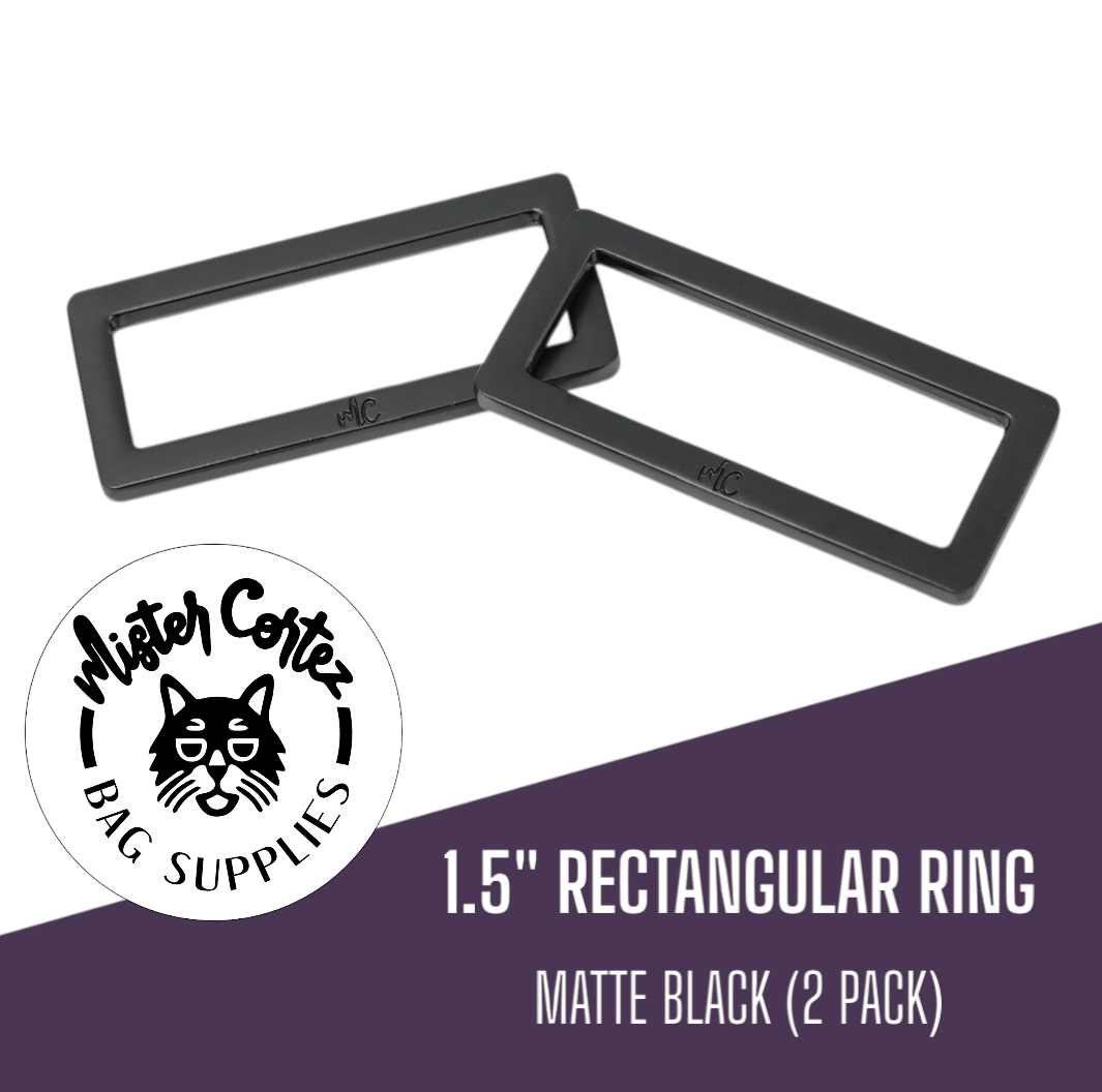 Rectangular Rings 1 1/2" (38mm) - 2 Pack