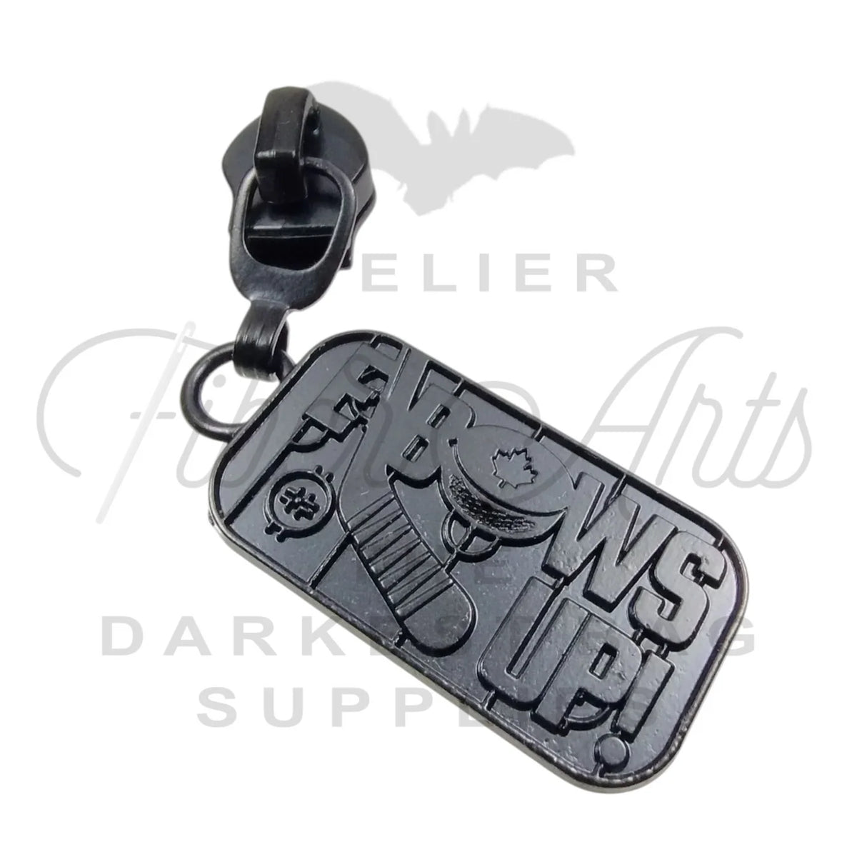 Hockey Rink #5 Zipper Pulls (Set of 2) | Atelier Fiber Arts