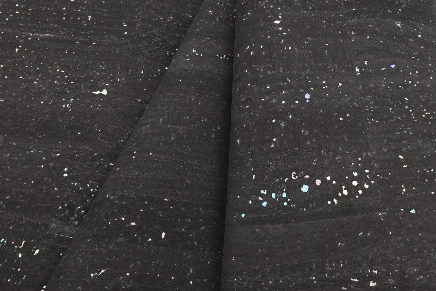 Cork - Black with Rainbow Speckle