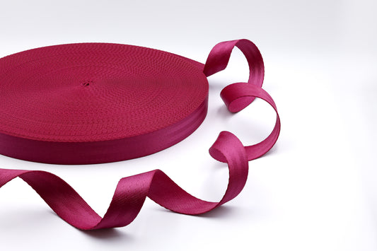 1" Webbing - Rose Red