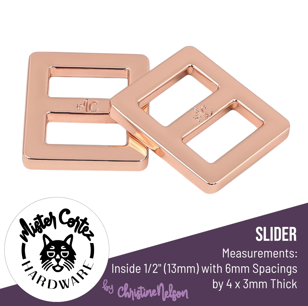 Sliders 1/2" (13mm) - 2 Pack