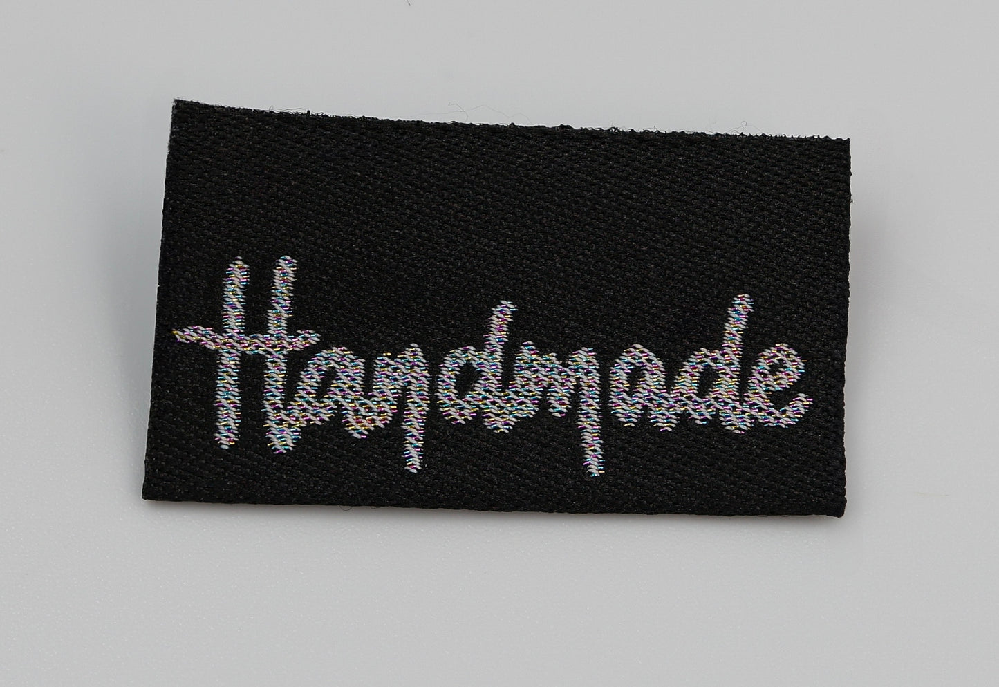 Woven 'Handmade' Label - Black (3 Pack)