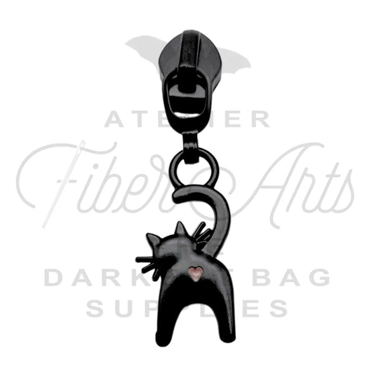 Zoe’s Poot Pink Heart #5 Zipper Pulls (Set of 2) | Atelier Fiber Arts